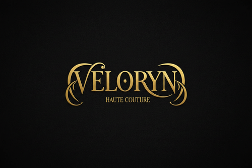 not haircare just the logo VELORYN But make the font fancy 